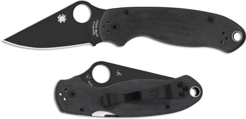 Складной нож Spyderco Para 3 - 223GPBK фото 3