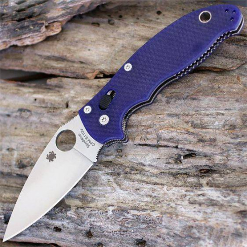 Складной нож Spyderco Manix 2 Blue 101GPDBL2 фото 8