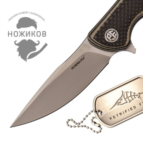 Складной нож Petrified Fish 949 Carbon фото 8