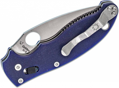 Складной нож Spyderco Manix 2 Blue 101GPDBL2 фото 24
