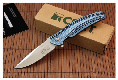 Складной нож CRKT Ripple Blue фото 8 Складной нож CRKT Ripple Blue фото 8