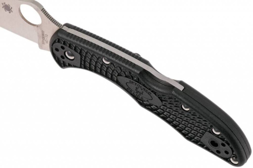 Складной нож Spyderco Delica 4 Flat Ground - 11FPBK фото 14