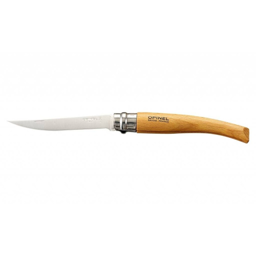154 Opinel Нож складной филейный№10 VRI Folding Slim Beechwood фото 10