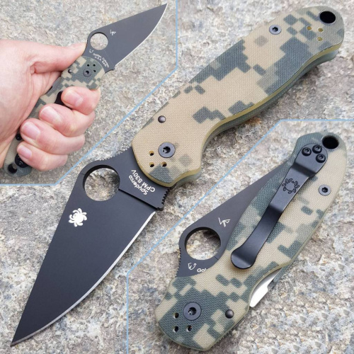 Складной нож Spyderco Para 3 - 223GPCMOBK фото 6