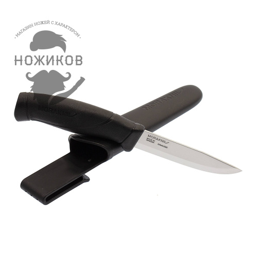 504 Mora Нож с фиксированным лезвием Morakniv Companion Black фото 2