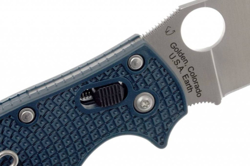 Складной нож Spyderco Manix 2 Lightweight Dark Blue 101PDBL2 фото 13