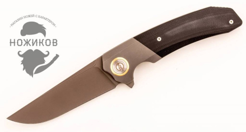 Складной нож Maxace Knife Maxace Goliath Black Steel фото 12
