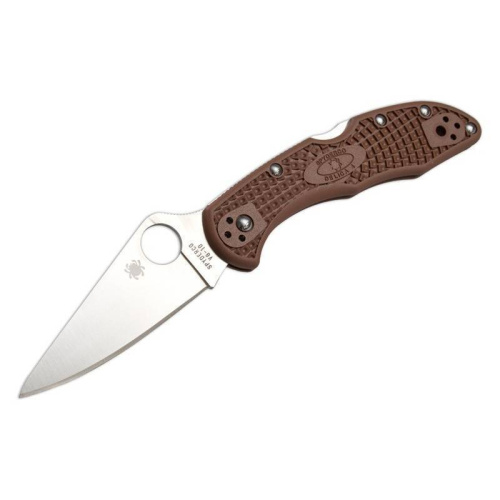 Складной нож Spyderco Delica 4 Flat Ground - 11FPBN фото 4