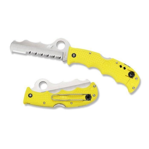 Складной нож Spyderco Rescue Assist™ Salt Yellow - 79PSYL фото 6