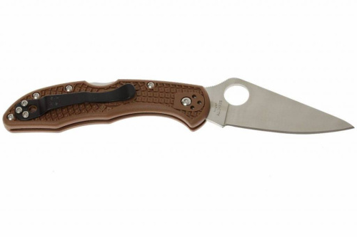 Складной нож Spyderco Delica 4 Flat Ground - 11FPBN фото 12